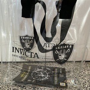 Las Vegas RAIDERS / Invicta clear tote bag, New